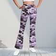 thumbnail image 6 of Fleece Lined Leggings Girls 14-16 Winter Warm Camo Flared Pants High Waisted Bell Bottom Thermal Pants, 15 Y, 6 of 6