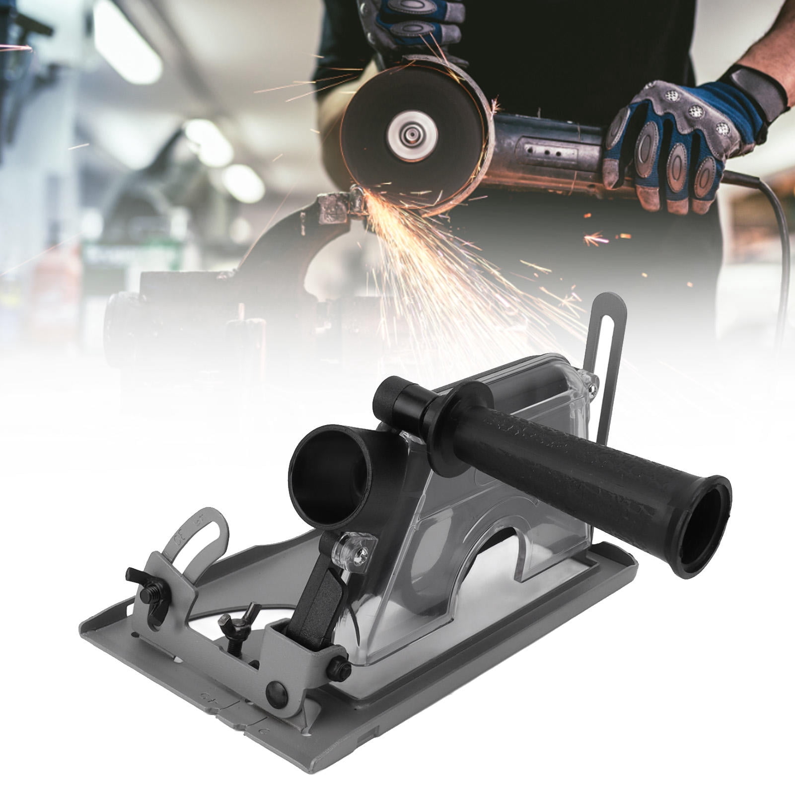 Yajisi 45° Adjustable Angle Grinder Bracket – Multi‑Angle Cutting Stand with Dust Collection, 100‑125 mm Compatibility, Durable Metal & Plastic Build