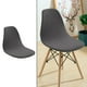 thumbnail image 5 of Funda de asiento para silla Shell, funda para silla, funda para banquetes, conferencias, sala de estar gris oscuro, 5 of 9