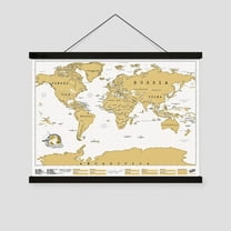 Luckies Magnetic Poster Hanger | Wooden Frame for Maps, Posters & Wall Art