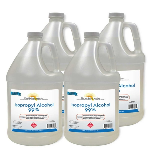 Pure Anhydrous Clear 99 Isopropyl Alcohol 4 Gallon Bottle Special Pack Of Four - Walmartcom Pure Anhydrous Clear 99 Isopropyl Alcohol 4 Gallon Bottle Special Pack Of Four - Walmartcom
