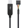thumbnail image 4 of DTECH 6ft 3.3V FTDI USB to TTL Serial Adapter Debug Cable 6 Pin 0.1 inch Pitch Female Socket Header UART IC FT232RL, 4 of 5