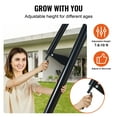thumbnail image 4 of KFFKFF Basketball Set, Height Adjustable from 7.6 to 10 ft, Portable 50-inch Backboard System, Basketball Hoop & Goal for Children & Adults, Comes with Wheels, Stand, and Loadable Base, 4 of 9