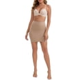 thumbnail image 2 of INSPIRE CHIC Women's Underskirts High Waist Tummy Control Half Slip with Butt Lifter Shaper Shorts S Apricot, 2 of 6