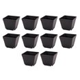 thumbnail image 2 of Dream Lifestyle 10Pcs Plastic Small Plant Pots,Square Plastic Nursery Pots,Plastic Starter Pots with Drainage for Garden,Home Decor,Seedlings, 2 of 7