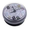 thumbnail image 3 of Mini Reloj De Succión Impermeable De Silicona Sunnimix Para Pared Espejo Refrigerador Gris, 3 of 8