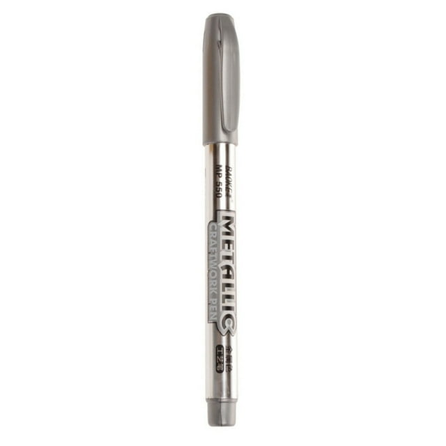 DIY Crafting Metallic Pen Gold Silver Plastic Marker pen Metallic pen DIY Painting Metallic Pens