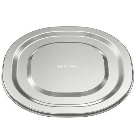 EAST OAK Fire Pit Lid for 29  Pan Stove  304 Stainless Steel Pan Stove Fire Pit Accessories for Outdoor Smokeless Fire pit and Camping  Waterproof  Anti-Rust  and All-Weather Resistant  27 D x 0.78 H
