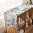 thumbnail image 6 of Table Runners 120 Inches Long Dress Scarves, Blue Beige Coastal Farmhouse Coffee/Dining/Kitchen Table Runner for Living Room, Beach Starfish Summer Eucalyptus Ombre 13x120 Inch, 6 of 9