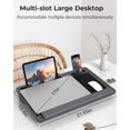 thumbnail image 2 of Lap Desk Potuopy para laptops de hasta 17" con almohadilla para mouse, 2 of 8