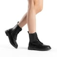 thumbnail image 6 of BURUDANI Women Low-Heel Lace-Up Combat Ankle Booties, 6 of 8