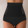 thumbnail image 5 of Resicozy High Waisted Compression Shorts Women Tummy Seamless Support Yoga Fitness Pants Black 2XL, 5 of 5