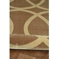 thumbnail image 2 of Vintage Arabesque Rug Beige 5x76 Microfiber Polyester Short Pile Distressed, 2 of 6