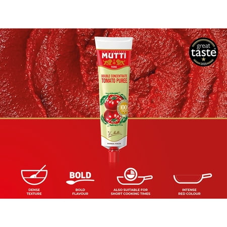 ムッティ MUTTI トマトペースト 130g×24本 イタリア トマト濃縮 ケース売り