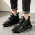 thumbnail image 2 of Willtoo Mens Winter Short Boots Warm Ankle Booties Comfortable Warm Lined Outdoor Non Slip Thick Bottom Sneakers, 2 of 6