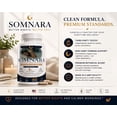 thumbnail image 5 of Somnara Sleep Support Supplement with Melatonin, L-Theanine, Magnesium & Vitamin B6, Nighttime Wellness Formula for Relaxation and Restful Sleep, 60 Capsules, 5 of 9