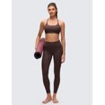thumbnail image 4 of CRZ YOGA Butterluxe Twist Cross Back Sports Bras for Women Padded Adjustable Spaghetti Straps Yoga Top, 4 of 5