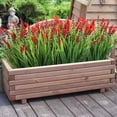 thumbnail image 3 of Scidweet Artificial Plants Outdoor, 20 Bundles Fake Plant Faux Monkey Grass Spring Summer for Window Garden Home Decor, Red, 3 of 9