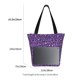 thumbnail image 3 of Easygdp Purple Leopard Bolso de Hombro para Mujer, Bolso Bandolera y Cartera de Mano Elegante para Uso Diario, 3 of 6