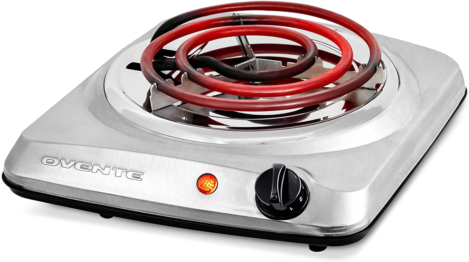 Portable Single Electric Burner Hot Plate Stove Dorm RV Travel Cook Counter top 