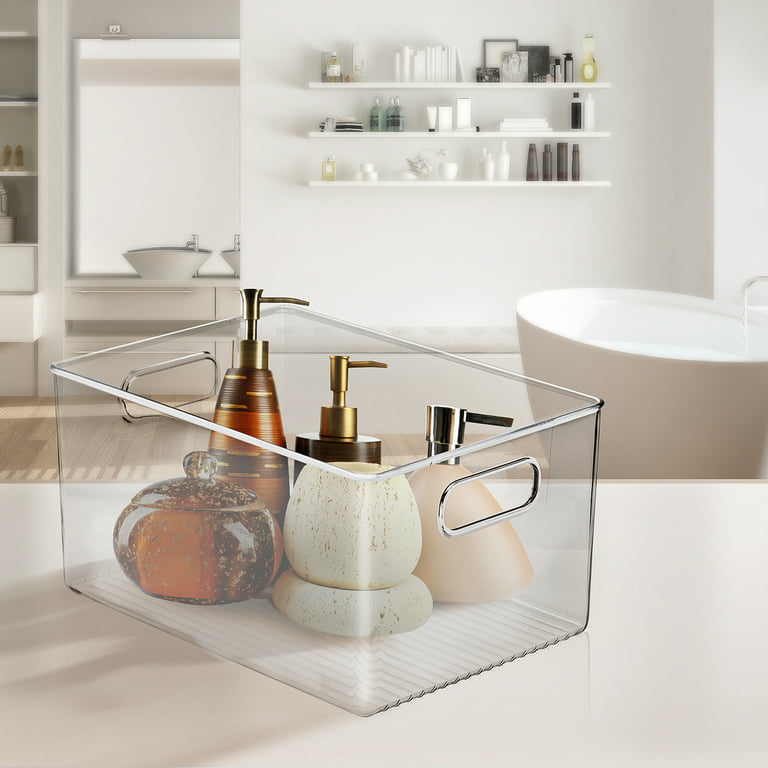 Sorbus Cleaning Supplies Organizer - Clear Containers for Organizing  Cleaning Supplies Under the Sink - Clear Bins for Organizing Kitchen and  Bathroom