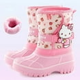 thumbnail image 3 of New kawaii Sanrio Hello kitty Kuromi Cinnamoroll cute cartoon pattern waterproof warm anti-slip mid-calf snow boots, 3 of 13