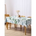thumbnail image 3 of Sage Green Coastal Rectangle Tablecloth, Coral Starfish Seaside Summer Beach Waterproof & StainResistant Tablecloth, Washable Oil-proof Table Cover for Dining/Party/Wedding/Camping/Buffet 54x108 In, 3 of 9