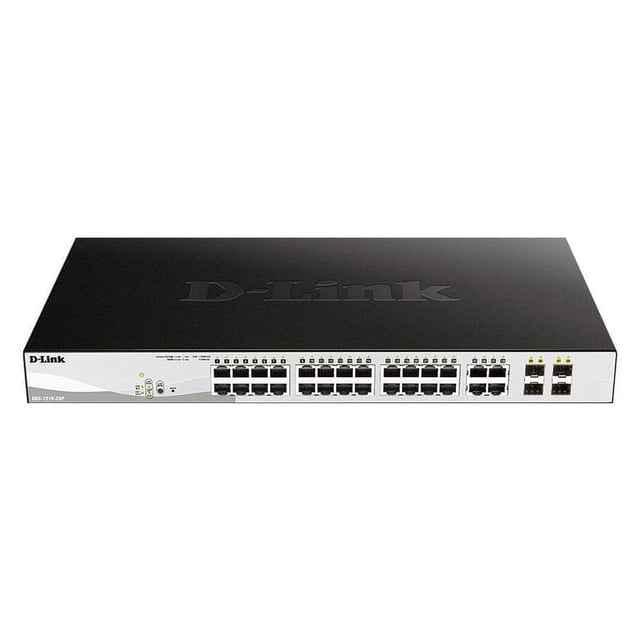 D-Link Switch PoE Géré 28 Ports Gigabit Smart - DGS-1210-28P