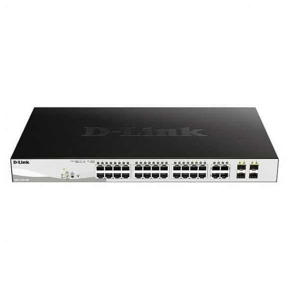 D-Link 28-Port Gigabit Smart Managed PoE Switch - DGS-1210-28P