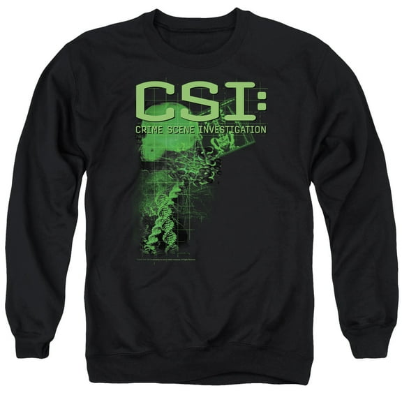 Csi Evidence Adult Crewneck Sweatshirt Black