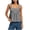 Black, variant on Tank Tops for Women Square Neck Plaid Casual Babydoll Tops Sleeveless Bow Tie Back Ruffle Peplum Cami Shirts Y2K Going Out Summer Blouse