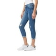 thumbnail image 4 of Juniors' WallFlower Insta Soft Ultra Mid-Rise Cropped Jeans Color: Vienna Size: 9, 4 of 4