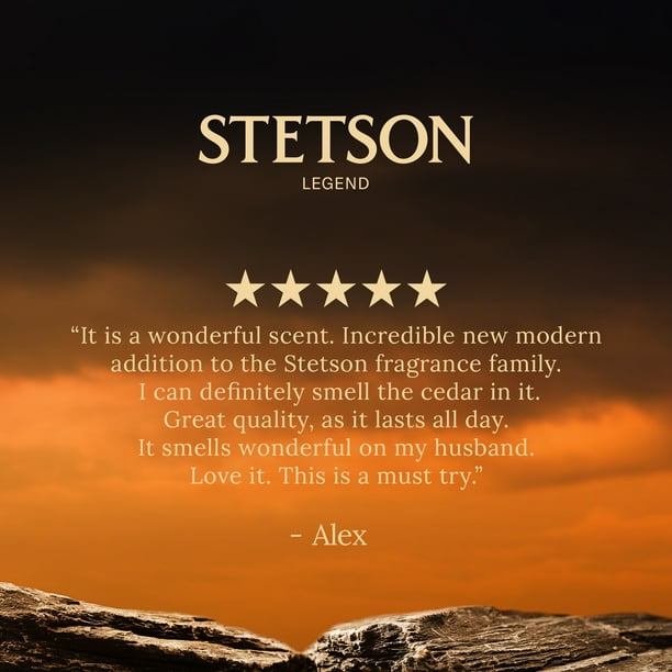 Stetson Legend Eau de Toilette, Bold Cologne Fragrance for Men