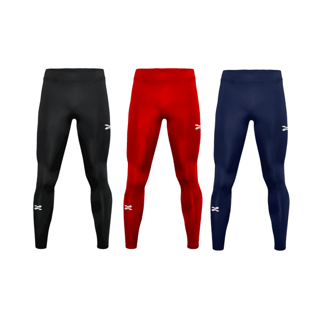 ZAPARI Licra Deportiva Larga Interior, Mallas Deportivas para Hombre. Leggins de Compresión y Secado multicolor S