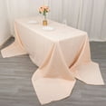 thumbnail image 2 of BalsaCircle 90" x 156" Premium Polyester Rectangular Tablecloth Table Linens Blush, 2 of 6