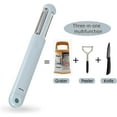 thumbnail image 3 of Haitral 3-in-1 Swivel Peeler Stainless Steel Kitchen Gadget for Vegetable Potato Carrot Fruit, 3 of 7