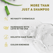 Just Nutritive Thicker Hair Shampoo, Hydrating, Fuller Volume, Healthy Scalp, No Sulfate, 16 oz