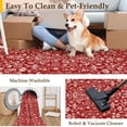thumbnail image 4 of Alfombra Runner PureCozy Christmas, color rojo, lavable, 60 x 180 cm, 4 of 5