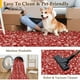 thumbnail image 4 of Alfombra Area PureCozy, color rojo vintage, 120 x 180 cm, lavable, 4 of 5