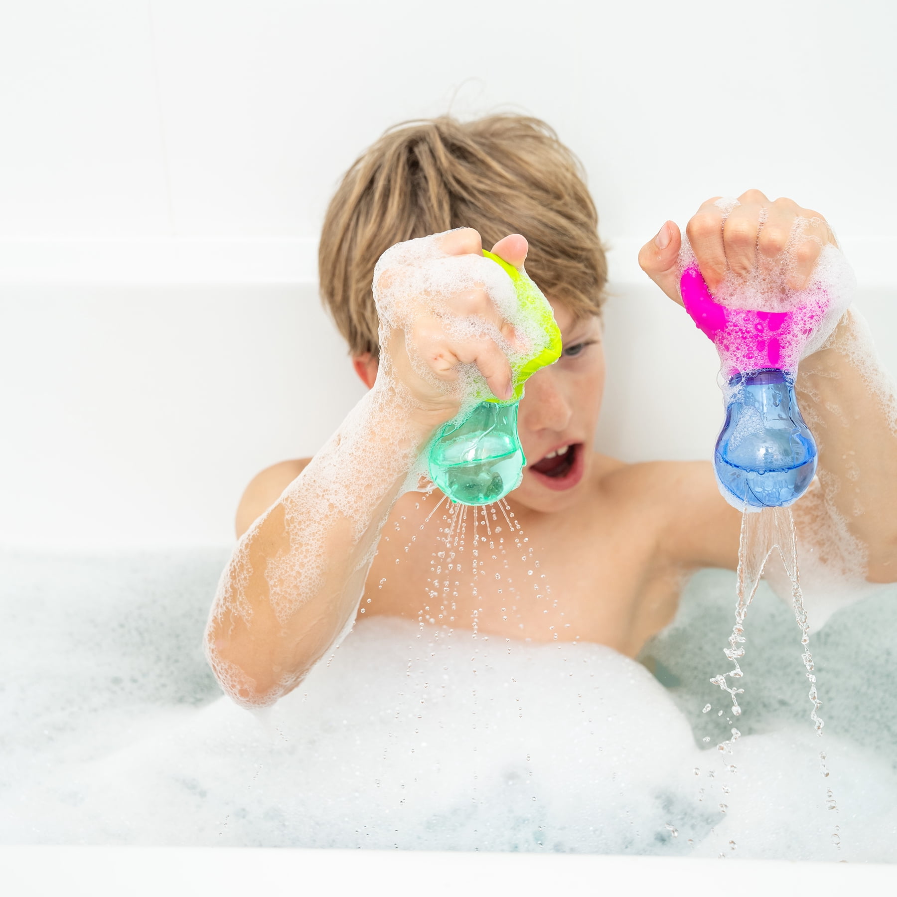 Mobi Skwooshlz Baby Bath Toy Water Squeeze Bulbs Sensory Silicone Bath Toys