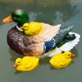 thumbnail image 1 of Estatuilla de cisne blanco flotante, estatua de pájaro de jardín, adornos de estanque Koi, adorno de estanque de agua al aire libre, decoración de paisajismo LingWen 8390615915441, 1 of 1