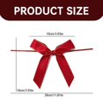 thumbnail image 3 of Summer Sale Hangs Decorations Velvet Bows For Christmas Tree Wreath Garland Velvet Bows Velvet Christmas Tree Bows Christmas Wreath Bows Christmas Velvet Bows Rustic Crafts Gift Bows Clearance, 3 of 5