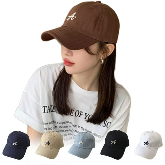 Fashion Baseball Hat - Embroidery Letter Print Caps for Women Girls