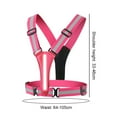 thumbnail image 2 of Reflective Running Vest Gear,Light Up Vest Runners Night Walking, 2 of 5
