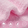 thumbnail image 5 of Fluffy Cozy Plush Soft Slipper Socks for Fall Winter Gifts Warm Sleeping Home 5/6 Pairs, Tan, 6-11, 5 of 6