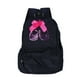 thumbnail image 1 of EeaseMX Mochila infantil creativa con estampado de ballet, bolsa informal de lona para estudiantes universitarias (negra), 1 of 7