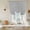 Grey, variant on Sage Green Geometric Tie Up Curtains 45 Inches Long, Kitchen Window Curtains Over Sink, Minimalism Solid Color Striped Lines Small Window Curtains Shade Balloon Curtains Valances for Bedroom 34"x45"