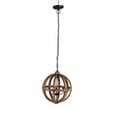 thumbnail image 2 of Table Lamp 4 - Light Wood Chandelier, Hanging Light Fixture with Adjustable Chain for Kitchen Dining Room Foyer Entryway, Bulb Not Included,Bedroom Lamp, 2 of 8