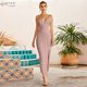 thumbnail image 1 of Adyce nuevo verano mujeres blanco ceñido al cuerpo vendaje vestido Sexy cuello en V correa de espagueti Club celebridad noche pasarela fiesta vestidos largos Tan Jianjun unisex, 1 of 2