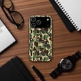 thumbnail image 5 of Case for iPhone 17 Air,Green Camouflage camo Phone Case for Girl Women Boy Men,Hybrid Durable Shockproof Soft Silicone Cover, 5 of 6
